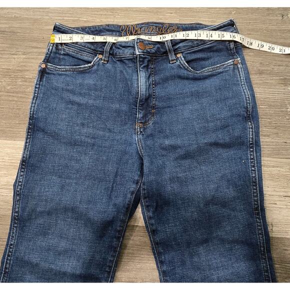 Wrangler Denim Flare Leg Blue Jeans - Picture 5 of 7